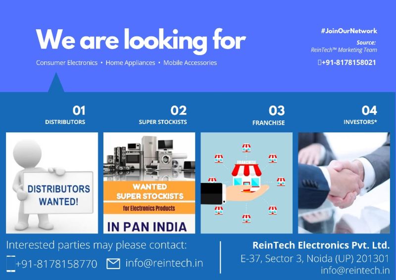 Dealership and DistributorShip Of Electronics Products